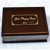 Golden Playing Card Box